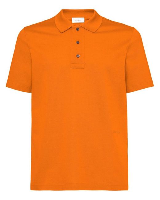 Ferragamo Orange T-shirts And Polos for men