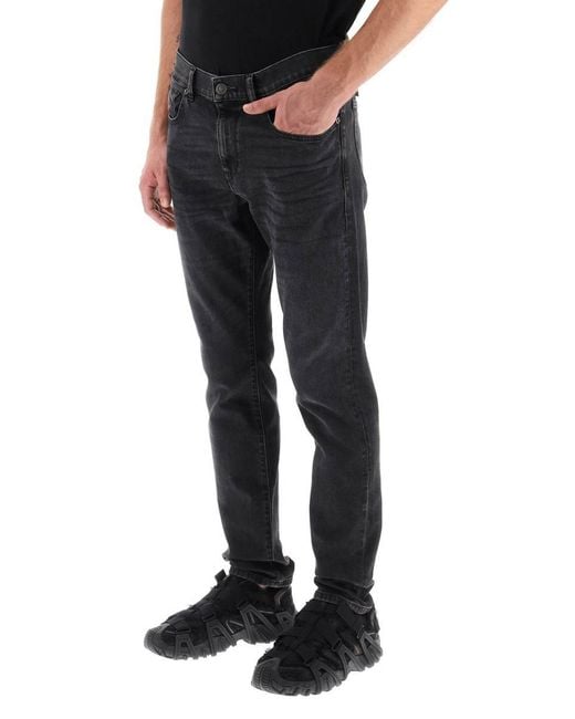 DIESEL Blue D-Strukt Slim Jeans for men
