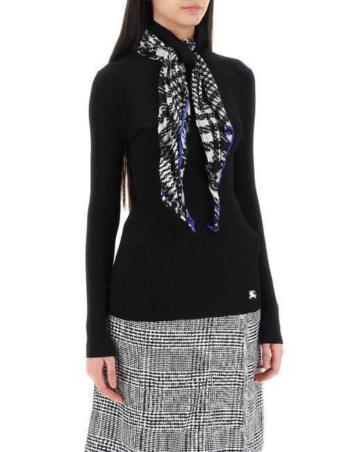 Burberry Black "sweetlife With Integrated Scarf