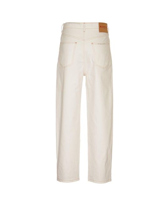 Marni White Trousers