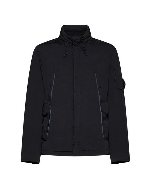 C P Company Black Nycra-R Nylon Jacket for men