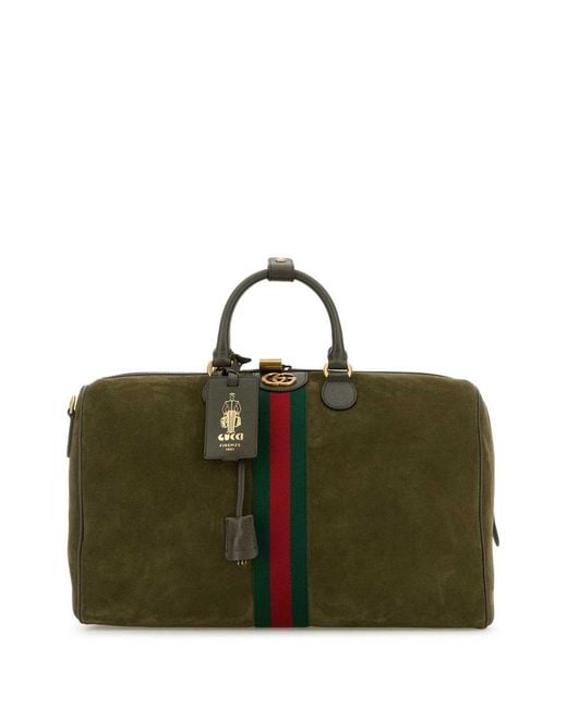 Gucci Green Travel Bags for men