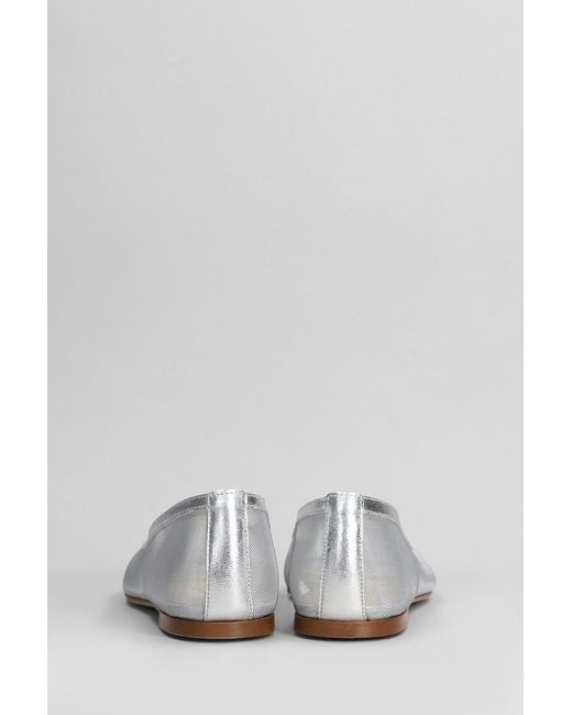Fabio Rusconi Metallic Ballet Flats