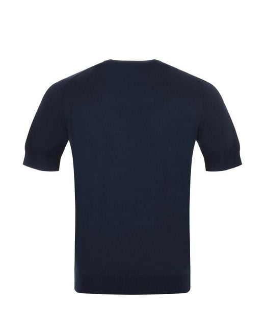 FILIPPO DE LAURENTIIS Blue T-Shirts And Polos for men