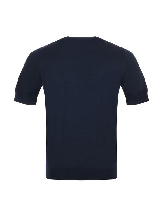 FILIPPO DE LAURENTIIS Blue T-Shirts And Polos for men