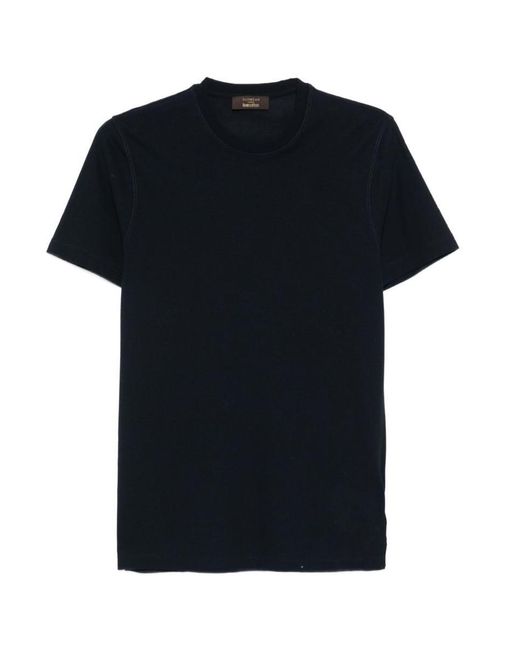Zanone Black T-Shirts And Polos for men