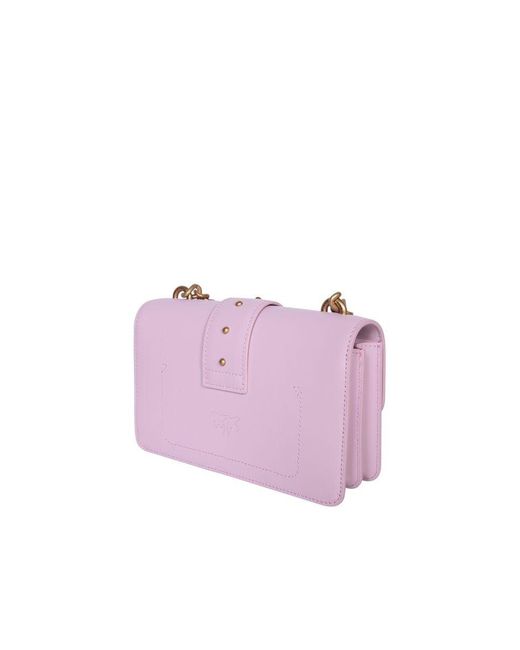 Pinko Pink Mini Love Bag One Simply Crossbody Bags