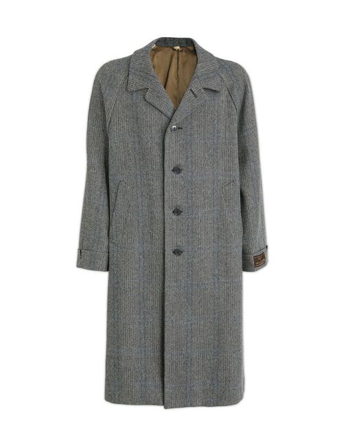 Gucci Gray Houndstooth Coat for men