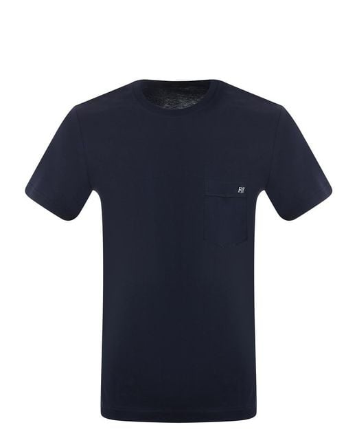 Fay Blue T-Shirts And Polos for men