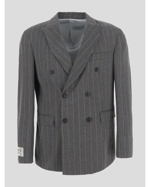 FAMILY FIRST Gray Jackets for men