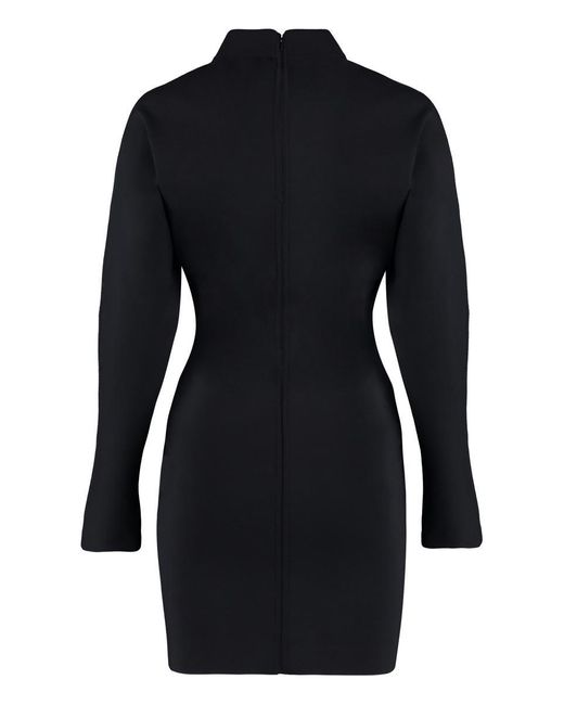 Saint Laurent Black Knitted Dress