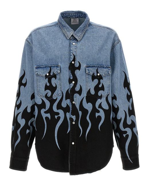 Vetements Blue 'Fire' Jacket