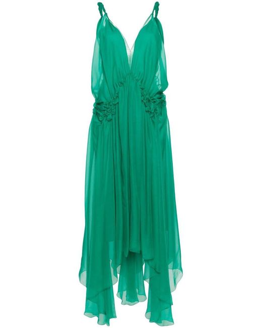 Alberta Ferretti Green Dresses
