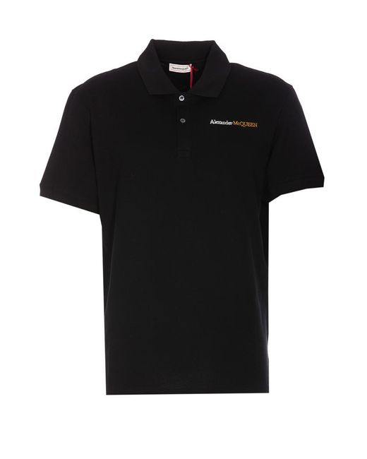Alexander McQueen Black T-shirts And Polos for men