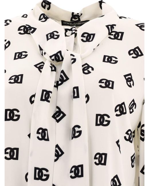 Dolce & Gabbana White 'Dg' Shirt