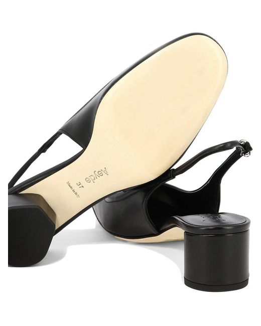 Aeyde Black "Romy" Slingbacks