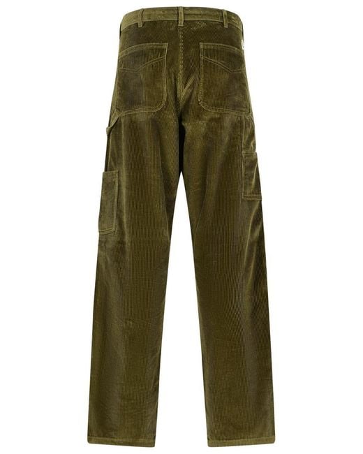 Moncler Green Cotton Pants for men