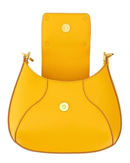 Hogan Metallic H-Bag Hobo Mini Leather Handbag