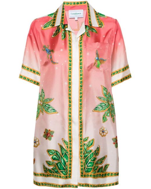 Casablancabrand Pink Joyaux D`Afrique Shirt