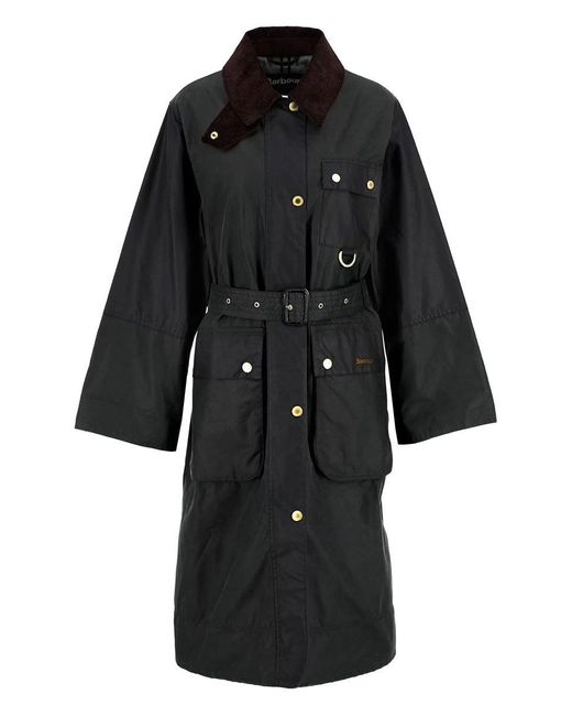Barbour Black Milda Wax Jkt