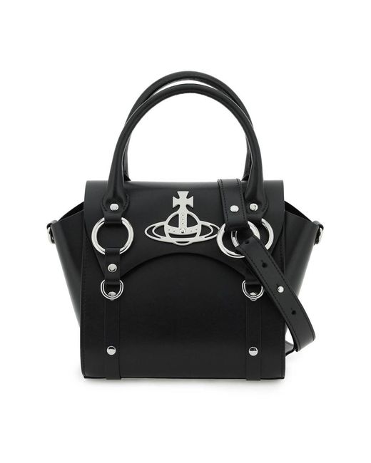 Vivienne Westwood Black 'betty' Medium Handbag