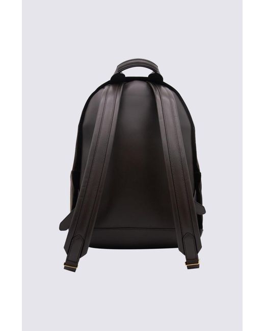 Tom Ford Chocolate Brown Velvet Buckley Backpack in Black for Men | Lyst