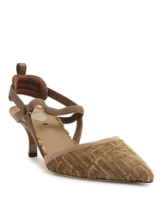 Fendi Brown With Heel