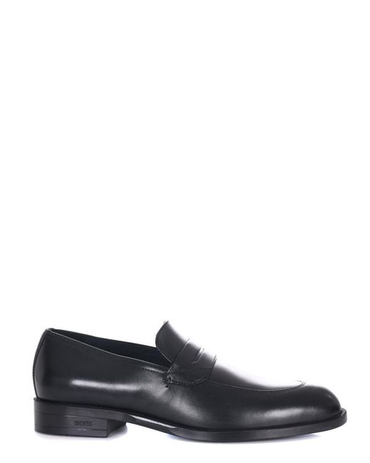 Boss White Flat Shoes for men