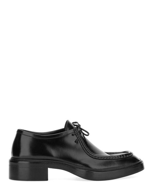 Saint Laurent Black "Harvey" Derby Loafer for men