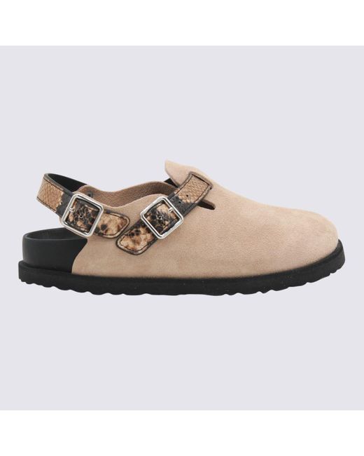 Birkenstock Natural Tokio Flats