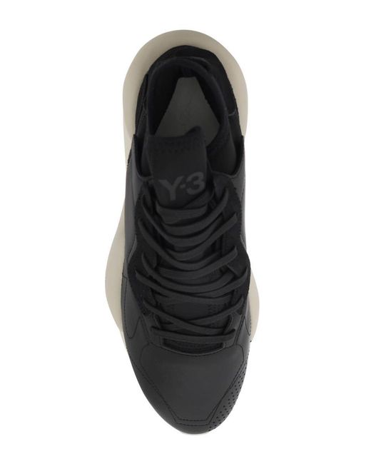 Y-3 Black Y 3 Kaiwa Sneakers for men