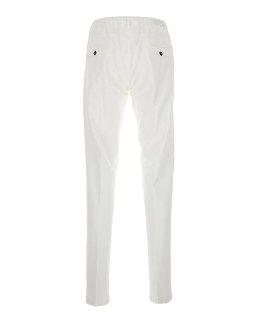 Eleventy White Jogger Iconic for men