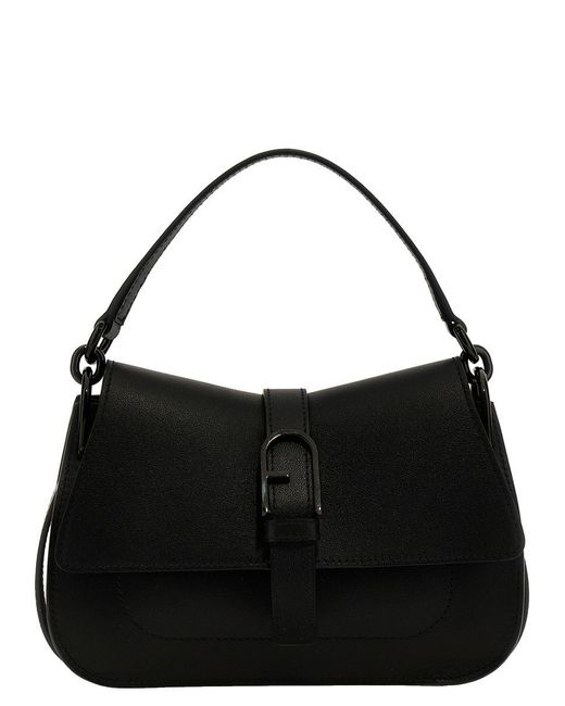 Furla Black Flow Shoulder Bags