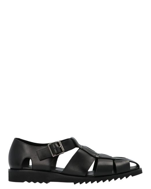 Paraboot 'pacific' Sandals in Black for Men | Lyst