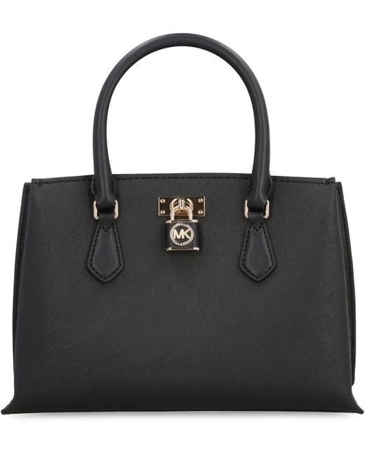 Michael Kors Black Ruby Leather Handbag