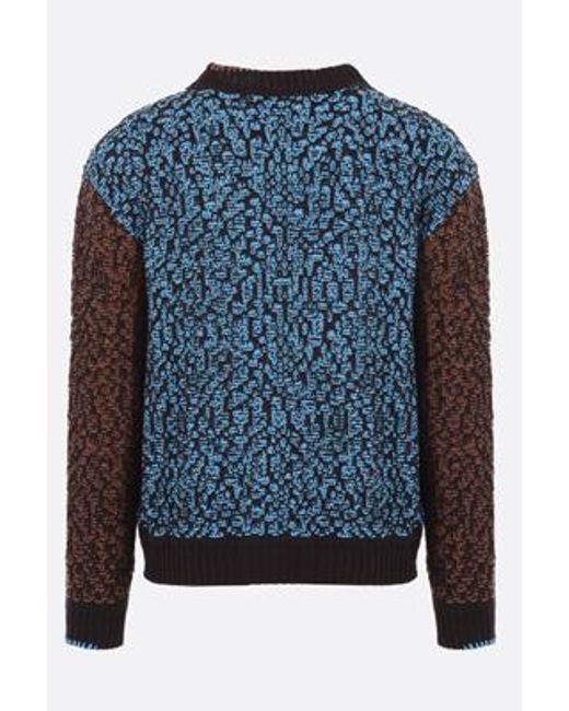 ANDERSSON BELL Blue Sweaters for men