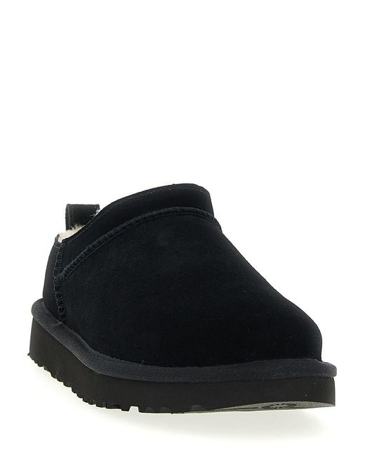 Ugg Black 'classic Micro' Ankle Boots