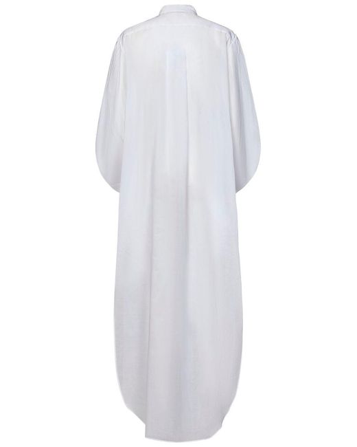Alberta Ferretti White Long Dress