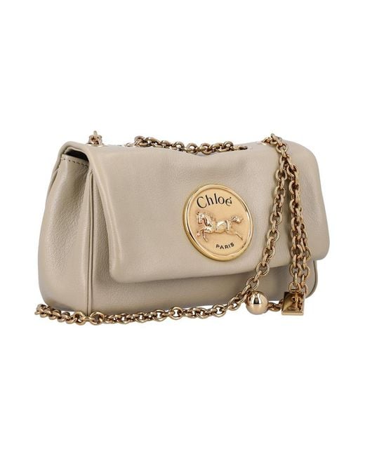 Chloé Natural Small Heritage Shoulder Bag