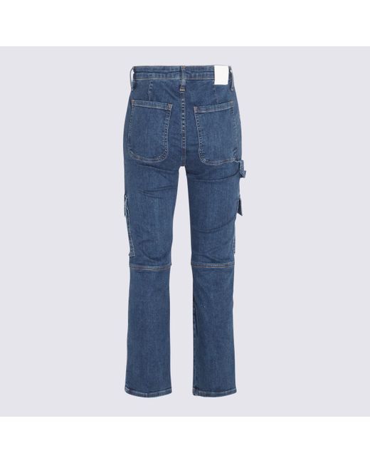 Jonathan Simkhai Blue Cotton Jeans