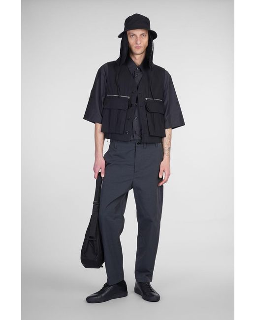 Lemaire Blue Pants for men