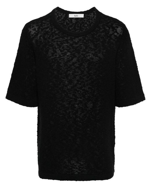 Séfr Black Tolomo T-Shirt for men