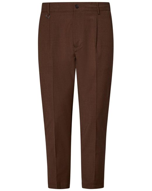 GOLDEN CRAFT Brown Max Trousers for men