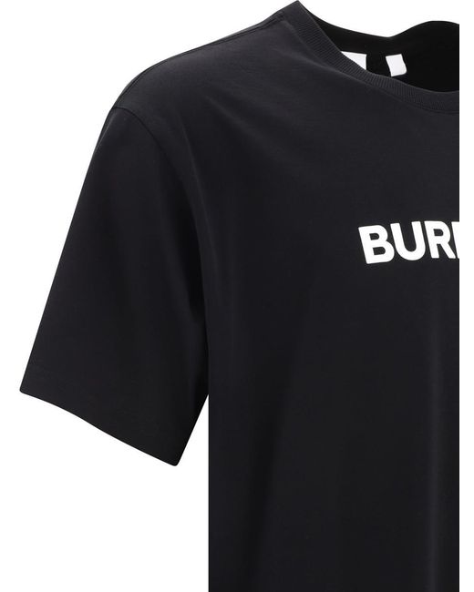 Burberry Black "harriston" T-shirt for men