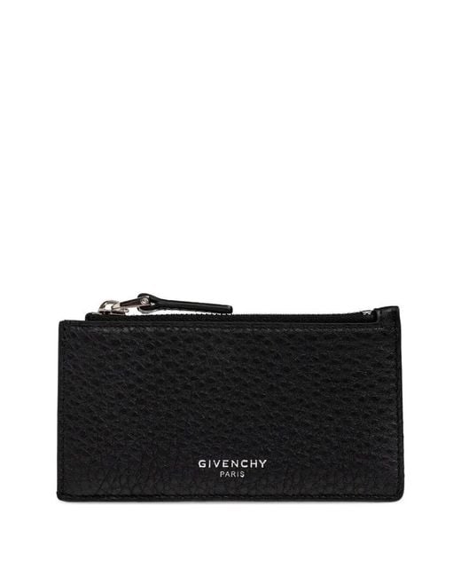 Givenchy Black Zipped Card Holder Accessories for men