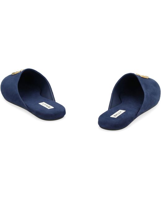 Bally Blue San Fernando Slippers for men