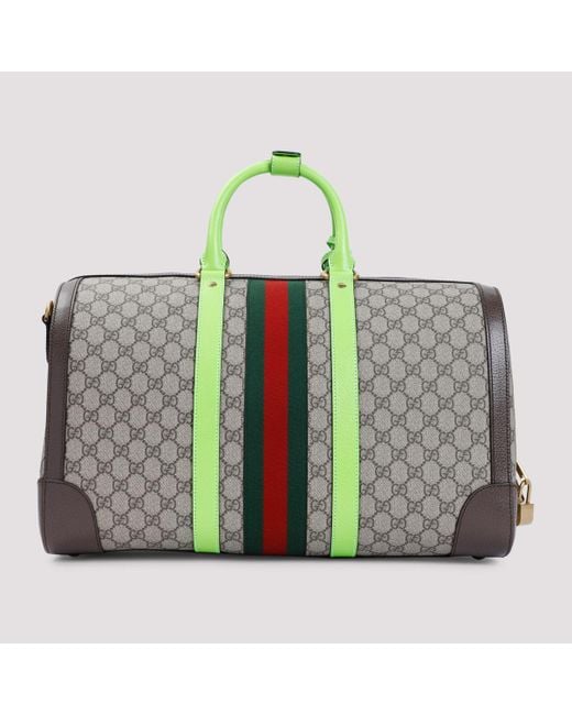 Gucci Luggage Holdalls in Green for Men Lyst