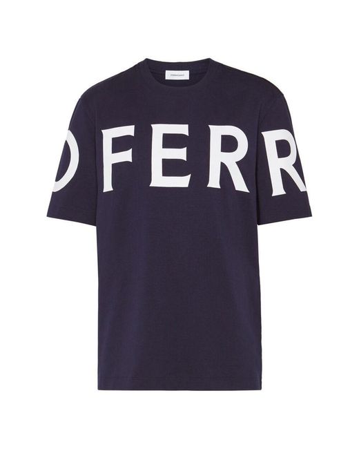Ferragamo Blue T-Shirts for men