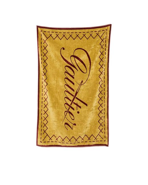 Jean Paul Gaultier Yellow Beach Towels for men
