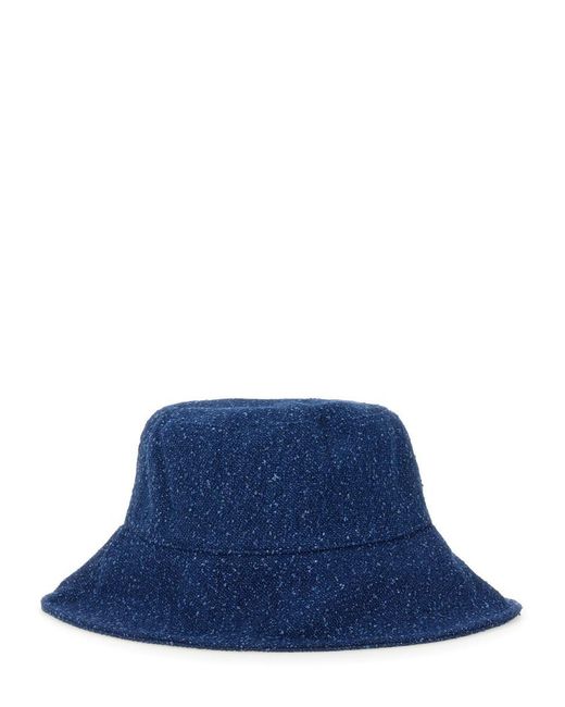 MSGM Blue Hat With Logo
